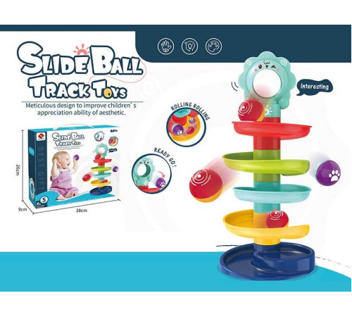 Гра з кульками 889-2 (24) 6 елементів, 2 кульки, у коробці