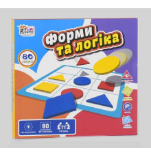 гр Розвиваюча гра "Форми та логіка" UKB-B 0034 (24) "4FUN Game Club", українською мовою, в коробці