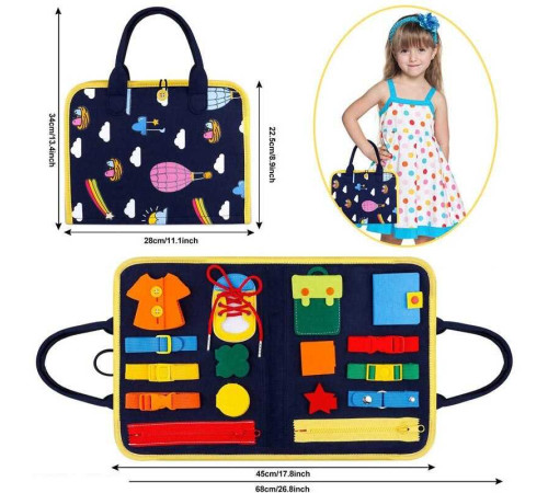 Логічна папка 432-6 (50) застібки, ремінці, липучки, пряжки, мотузок, у пакеті