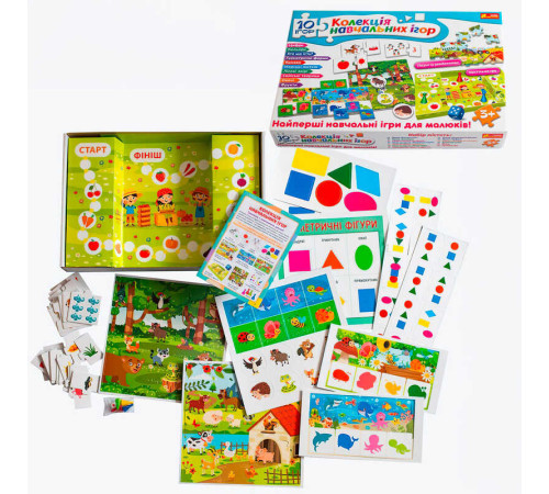 гр Колекція навчальних ігор 10156011У (6) "Ранок", 10 ігор, в коробці – в наличии! Купите сейчас у KAZKOVA