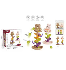 Гра з кулькою FXB 39 (120) 2 види, "Звірятко", 4 кульки, наліпки, в коробці