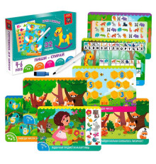 гр Розвиваюча гра картки пиши-стирай "Коник" VT5010-41 (16) "Vladi Toys", 16 карток, в коробці