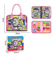 Логічна папка 25104 A (48/2) герой, фетр, ремінці, рухомі шестерні, годинник, шнурівка, одяг, в коробці