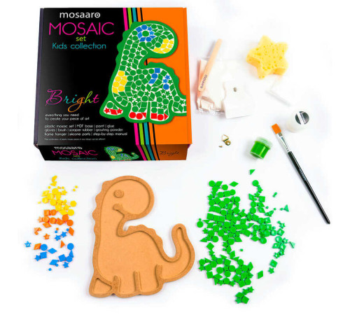 гр Гра настільна "Mosaaro" (укр) MA7011 () "Vladi Toys", з пластиковою мозаїкою. Динозавр