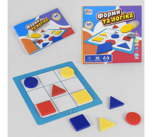 гр Розвиваюча гра "Форми та логіка" UKB-B 0034 (24) "4FUN Game Club", українською мовою, в коробці – в наличии! Купите сейчас у KAZKOVA гр Розвиваюча гра "Форми та логіка" UKB-B 0034 (24) "4FUN Game Club", українською мовою, в коробці – в наличии! Купите сейчас у KAZKOVA