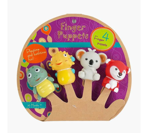 Пальчиковий театр 9991 (180) 4 тварини, на листі