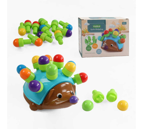 Логічний їжак 2152 (72) 12 голочок, цифри, в коробці