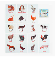 гр Картки міні (18 карток) "Домашні тварини" 9789669753687 (40) "Jumbi"