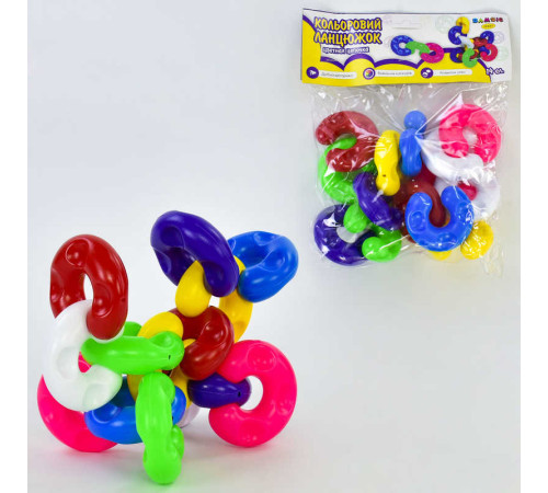 гр "Кольоровий ланцюжок №2" 114/17 (24) 14 шт пакет, "BAMSIC"