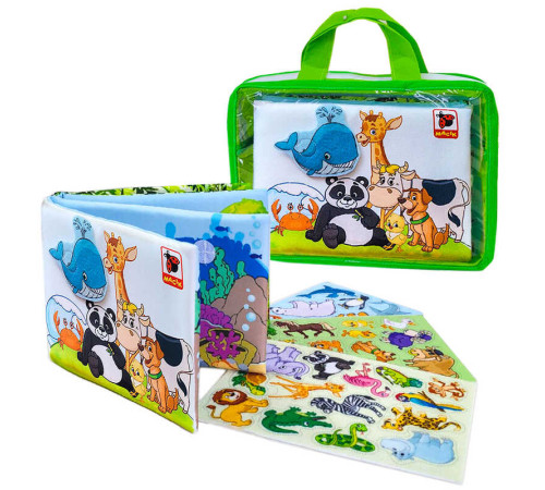 гр М’яка розвиваюча книжка "Тварини" МС 070301-03 (10) "Масік"