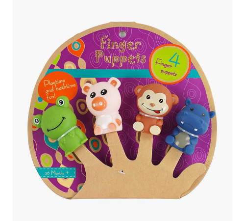 Пальчиковий театр 9992 (180), 4 тварини, на листі