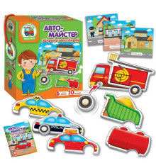 гр Гра з рухливими деталями "АВТОМАЙСТЕР" - VT 2109-01 /укр/ (14) "Vladi Toys"