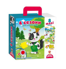 гр Пазл з липучками "4 сезони" VT2907-04 / укр (6) "Vladi Toys"