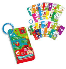 гр Гра розвиваюча."Академія розвитку. Картки на кільці "Відгадайки". Тварини лісу та ферми" (укр) VT5000-13 (16) "Vladi Toys"