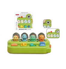 Розвиваюча гра 52058-1 (28) “Крокодил”, брязкальце, кнопки, в коробці