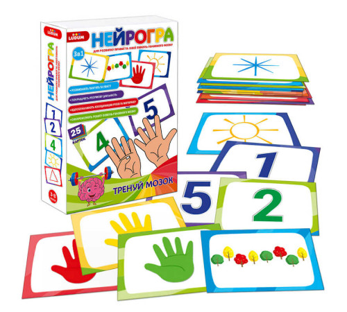 гр Гра розвиваюча ME5032-26 "Нейрогра" набір розвиваючих карток (5) "Ludum" – в наличии! Купите сейчас у KAZKOVA