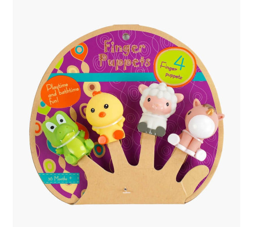 Пальчиковий театр 9993 (180) 4 тварини, на листі