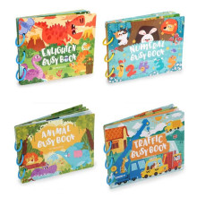 Логічна книжка C 73244 (36) 10 сторінок із завданнями, знімні кільця, липучки, в коробці, ВИДАЄТЬСЯ ТІЛЬКИ МІКС ВИДІВ