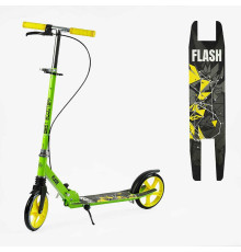 Самокат двоколісний "Best Scooter" FL-20085 (4) сталева рама, ручне гальмо, колеса PU 200 мм, 1 амортизатор передній, в коробці