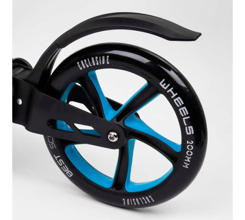 Самокат двоколісний "Best Scooter" 44073 (2) колеса PU, d переднього колеса 200мм, d заднього колеса 200мм, 2 амортизатора, в коробці