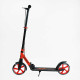 Самокат двоколісний "Skyper" S - 86735 (4) "Sirius", чорно-червоний, колеса PU 200 мм, 1 амортизатор, ручне гальмо, в коробці