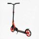 Самокат двоколісний "Skyper" S - 86735 (4) "Sirius", чорно-червоний, колеса PU 200 мм, 1 амортизатор, ручне гальмо, в коробці