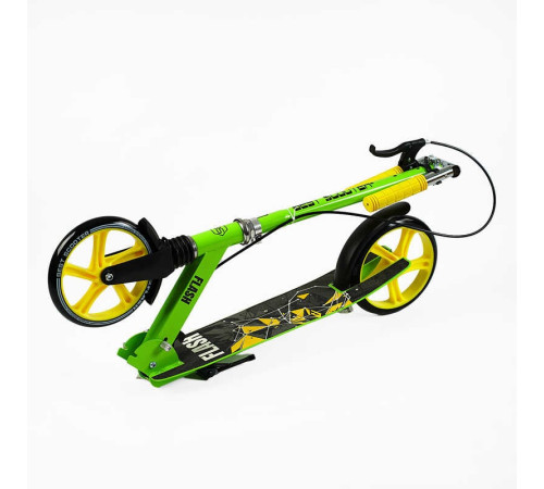 Самокат двоколісний "Best Scooter" FL-20085 (4) сталева рама, ручне гальмо, колеса PU 200 мм, 1 амортизатор передній, в коробці – в наличии! Купите сейчас у KAZKOVA