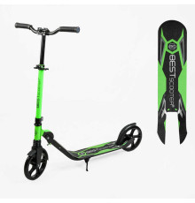 Самокат двухколесный 48664-1 В ПАКЕТІ "Best Scooter" (2) зажим руля, колеса PU - 20 см, 1 амортизатор