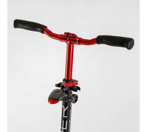 Самокат алюмінієвий "Skyper Crush" 95692 (2) колеса PU, ФАРА, затискач керма, d передніх коліс - 230мм, d задніх коліс 200мм, 1 амортизатор передній