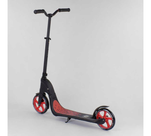 Самокат двоколісний 18424 "Best Scooter" (2) колір ЧЕРВОНИЙ, колеса PU - 20 см, широкий велосипедне кермо, новий зажим керма, в коробці