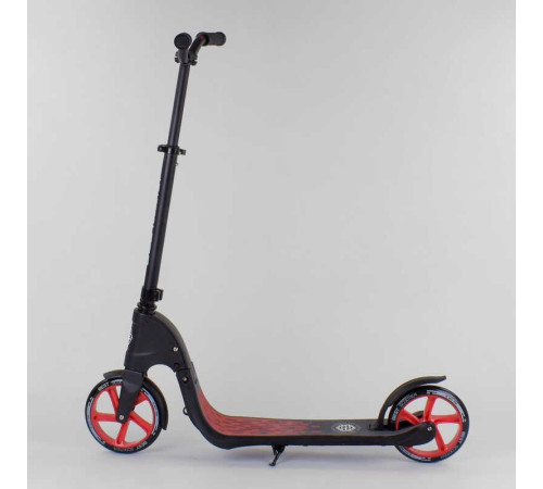 Самокат двоколісний 18424 "Best Scooter" (2) колір ЧЕРВОНИЙ, колеса PU - 20 см, широкий велосипедне кермо, новий зажим керма, в коробці