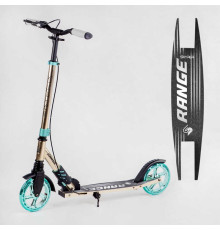Самокат алюмінієвий "Skyper" S-52066 (2) "Range", ручне гальмо, колеса PU 180мм, 1 амортизатор передній, анодоване фарбування, в коробці