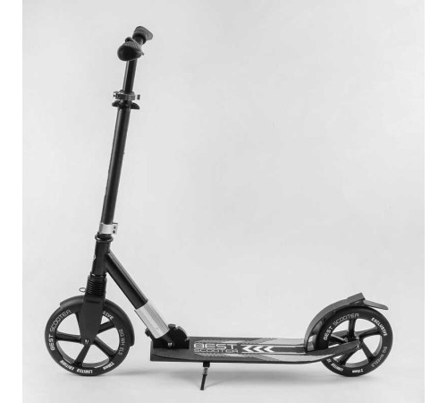 Самокат алюмінієвий "Best Scooter" 41629 (2) колеса PU, d переднього колеса - 230мм, d заднього колеса - 215мм, 1 амортизатор передній, в коробці