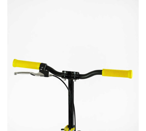 Самокат двоколісний "Best Scooter" SH-10865 (4) "SHARK", з ручним гальмом, затискач керма, колеса PU - 20 см, 1 амортизатор, в коробці