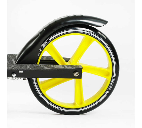 Самокат двоколісний "Best Scooter" SH-10865 (4) "SHARK", з ручним гальмом, затискач керма, колеса PU - 20 см, 1 амортизатор, в коробці