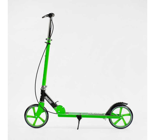 Самокат двоколісний "Skyper Neon" N-36719 (6) сталева рама, ручне гальмо, колеса PU діаметр 200мм, грипси гумові