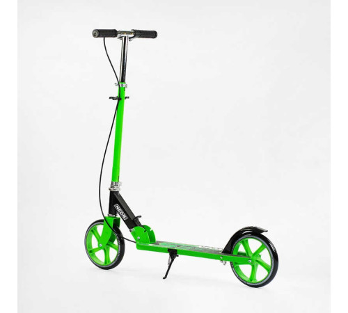 Самокат двоколісний "Skyper Neon" N-36719 (6) сталева рама, ручне гальмо, колеса PU діаметр 200мм, грипси гумові