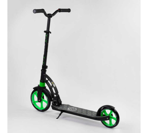 Самокат двоколісний "Best Scooter" 62798 (2) колеса PU, d переднього колеса - 230мм, d заднього колеса - 180мм, 1 амортизатор передній, в коробці