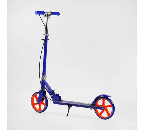 Самокат двоколісний "Skyper Neon" N-41417 (6) сталева рама, ручне гальмо, колеса PU діаметр 200мм, грипси гумові