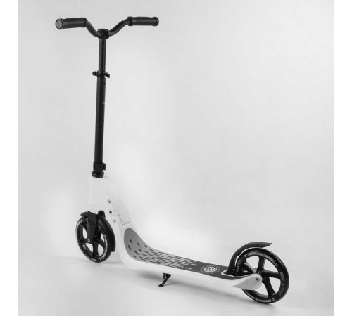 Самокат двоколісний 52753 "Best Scooter" (2) колір БІЛИЙ, колеса PU - 20 см, широкий велосипедне кермо, новий затиск керма, в коробці