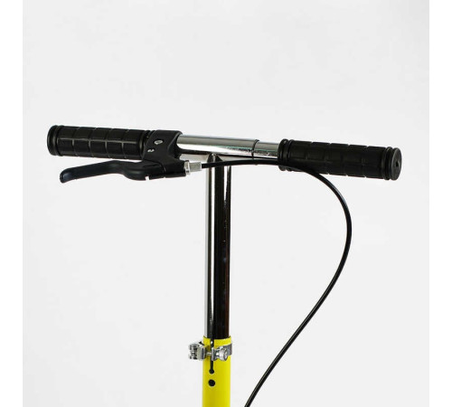 Самокат двоколісний "Skyper Neon" N-81483 (6) сталева рама, ручне гальмо, колеса PU діаметр 200мм, грипси гумові