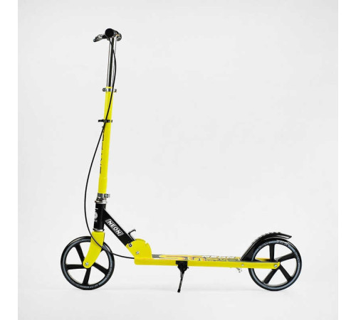Самокат двоколісний "Skyper Neon" N-81483 (6) сталева рама, ручне гальмо, колеса PU діаметр 200мм, грипси гумові