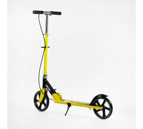 Самокат двоколісний "Skyper Neon" N-81483 (6) сталева рама, ручне гальмо, колеса PU діаметр 200мм, грипси гумові