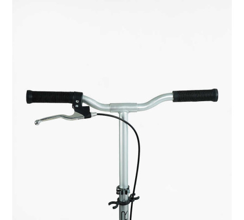 Самокат двоколісний "Skyper" S - 25817 (4) "Sirius", сіро-жовтий, колеса PU 200 мм, 1 амортизатор, ручне гальмо, в коробці