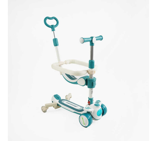 Самокат 5в1 "Skyper" RT-12615 (6) колеса PU125х40мм зі світлом, укр озвучування та підсвічування платформи, з ДОП. КОЛЕСАМИ, захисний бампер, в коробці