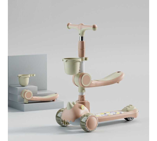 Самокат триколісний з сидінням FM-7030/08