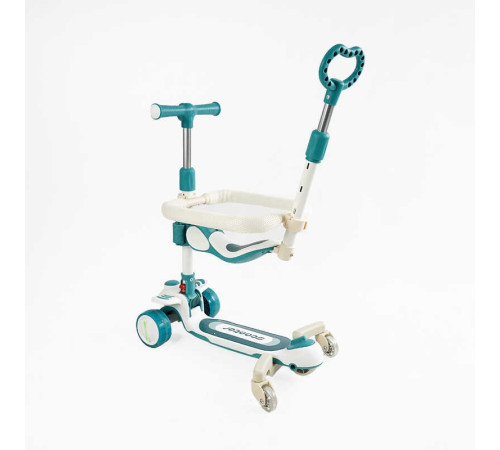 Самокат 5в1 "Skyper" RT-12615 (6) колеса PU125х40мм зі світлом, укр озвучування та підсвічування платформи, з ДОП. КОЛЕСАМИ, захисний бампер, в коробці