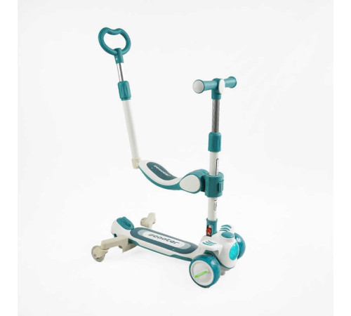 Самокат 5в1 "Skyper" RT-12615 (6) колеса PU125х40мм зі світлом, укр озвучування та підсвічування платформи, з ДОП. КОЛЕСАМИ, захисний бампер, в коробці