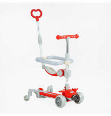 Самокат 5в1 "Skyper" J-08328 (6) колеса PU 125х40мм зі світлом, укр.озвучування та підсвічування платформи, з ДОП. КОЛЕСАМИ, захисний бампер, в коробці