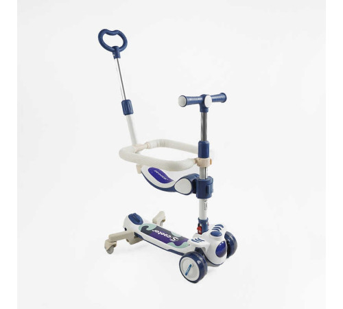 Самокат 5в1 "Skyper" RT-13409 (6) колеса PU125х40мм зі світлом, укр озвучування та підсвічування платформи, з ДОП. КОЛЕСАМИ, захисний бампер, в коробці